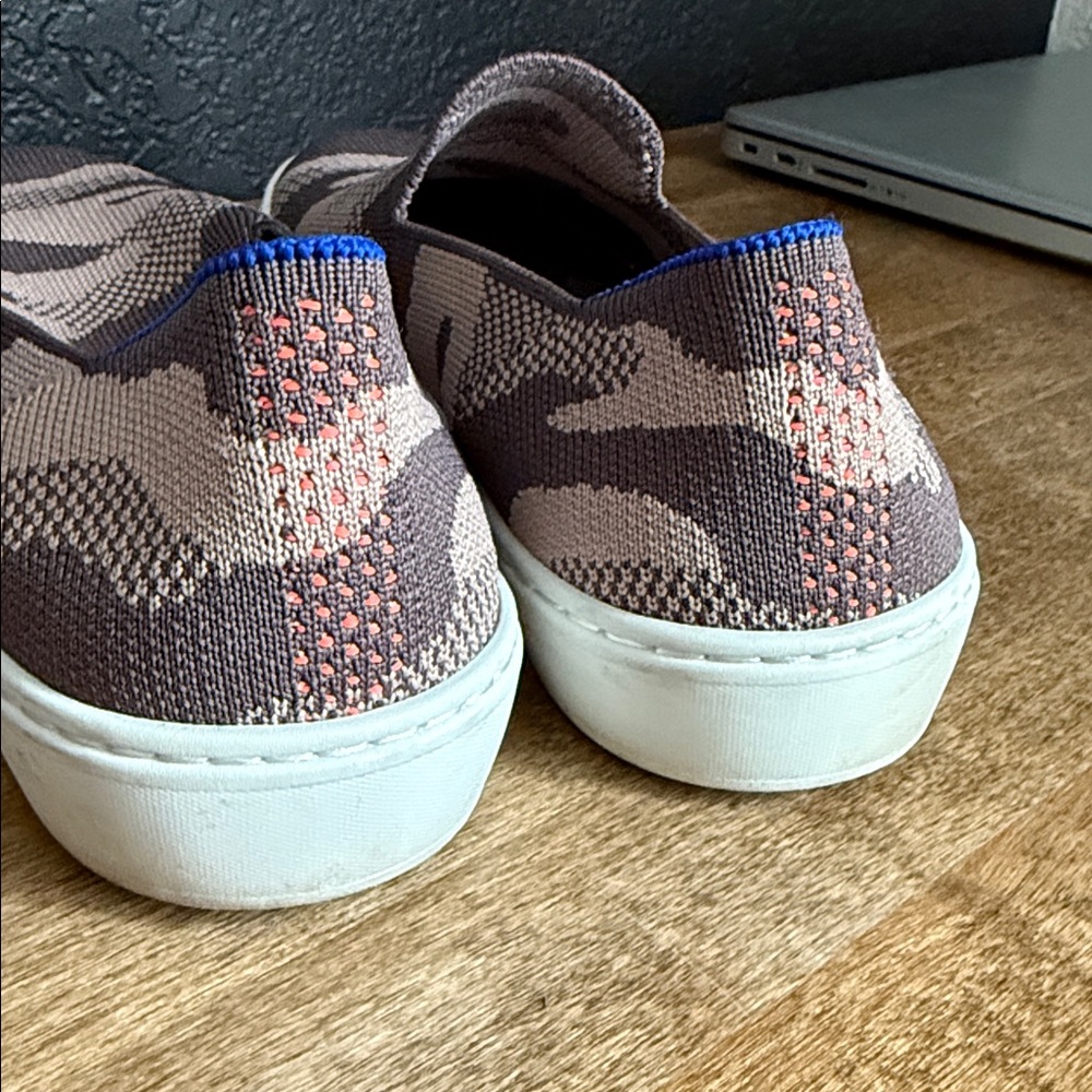 Rothy's Brown and Tan Camouflage Sneakers - Picture 8 of 9
